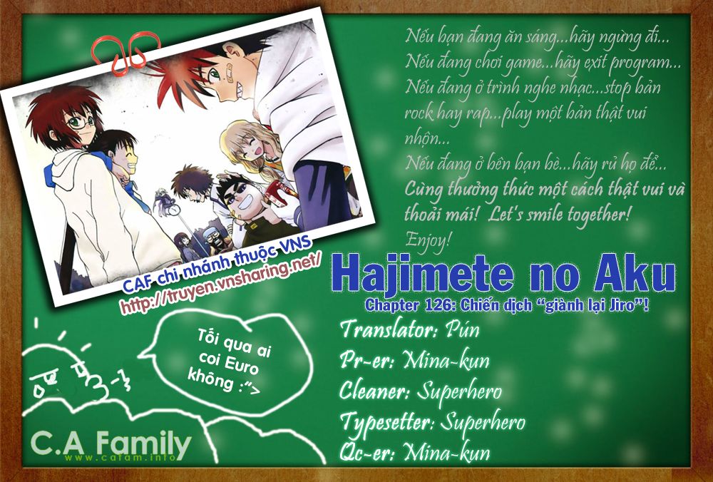 Hajimete No Aku Chap 126 - Next Chap 127