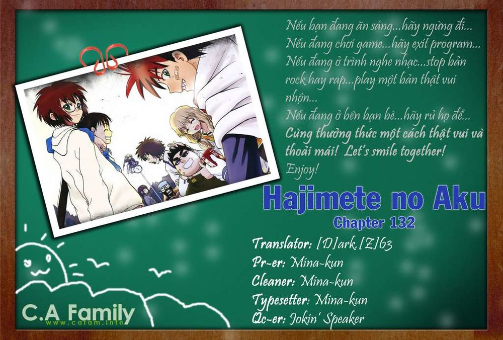 Hajimete No Aku Chap 132 - Next Chap 133