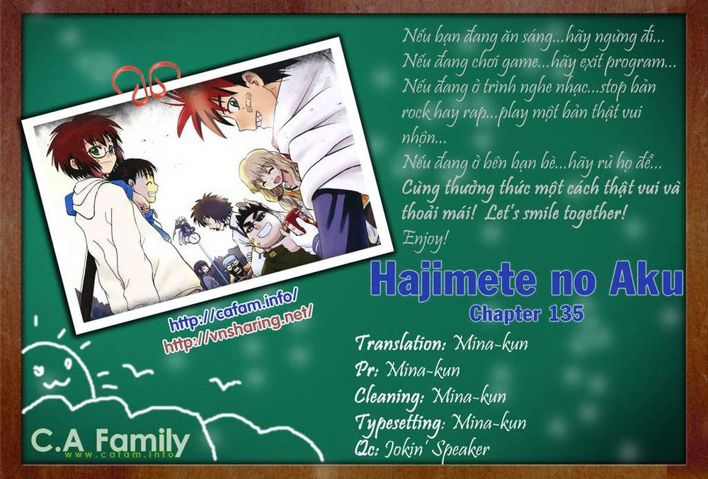 Hajimete No Aku Chap 135 - Next Chap 136