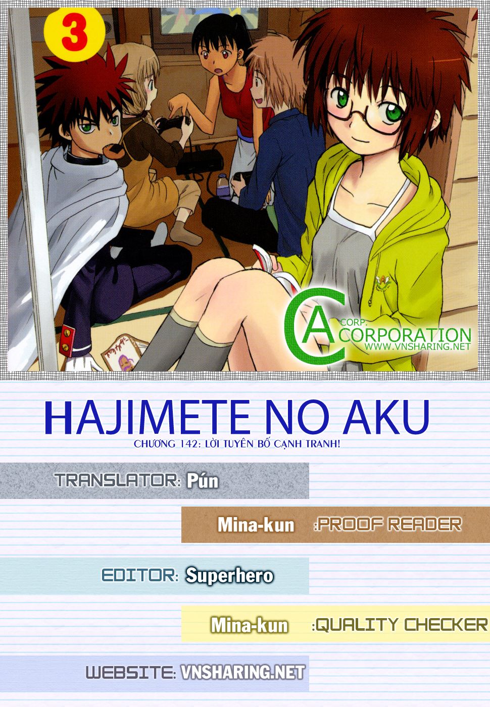 Hajimete No Aku Chap 142 - Next Chap 143