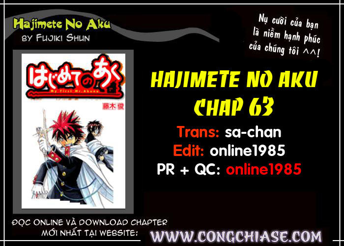 Hajimete No Aku Chap 63 - Next Chap 64