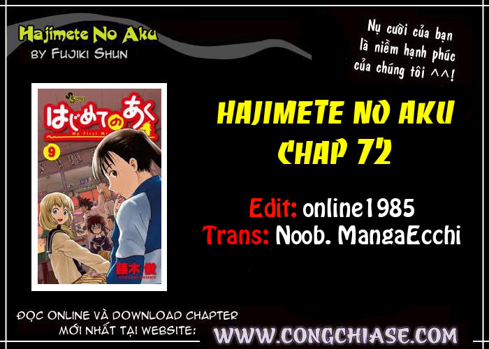 Hajimete No Aku Chap 72 - Next Chap 73
