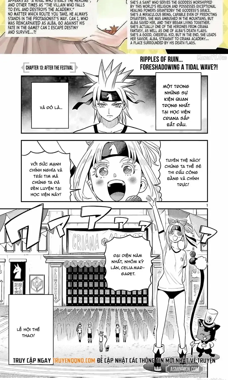 Hametsu Flag Kaihi No Tame Yamaoku E Hikikomotteita Saikyou No Akuyaku Wa, Tasuketa Heroine Ni Yotte Omotebutai E Tatasareru Chap 13 - Next Chap 14
