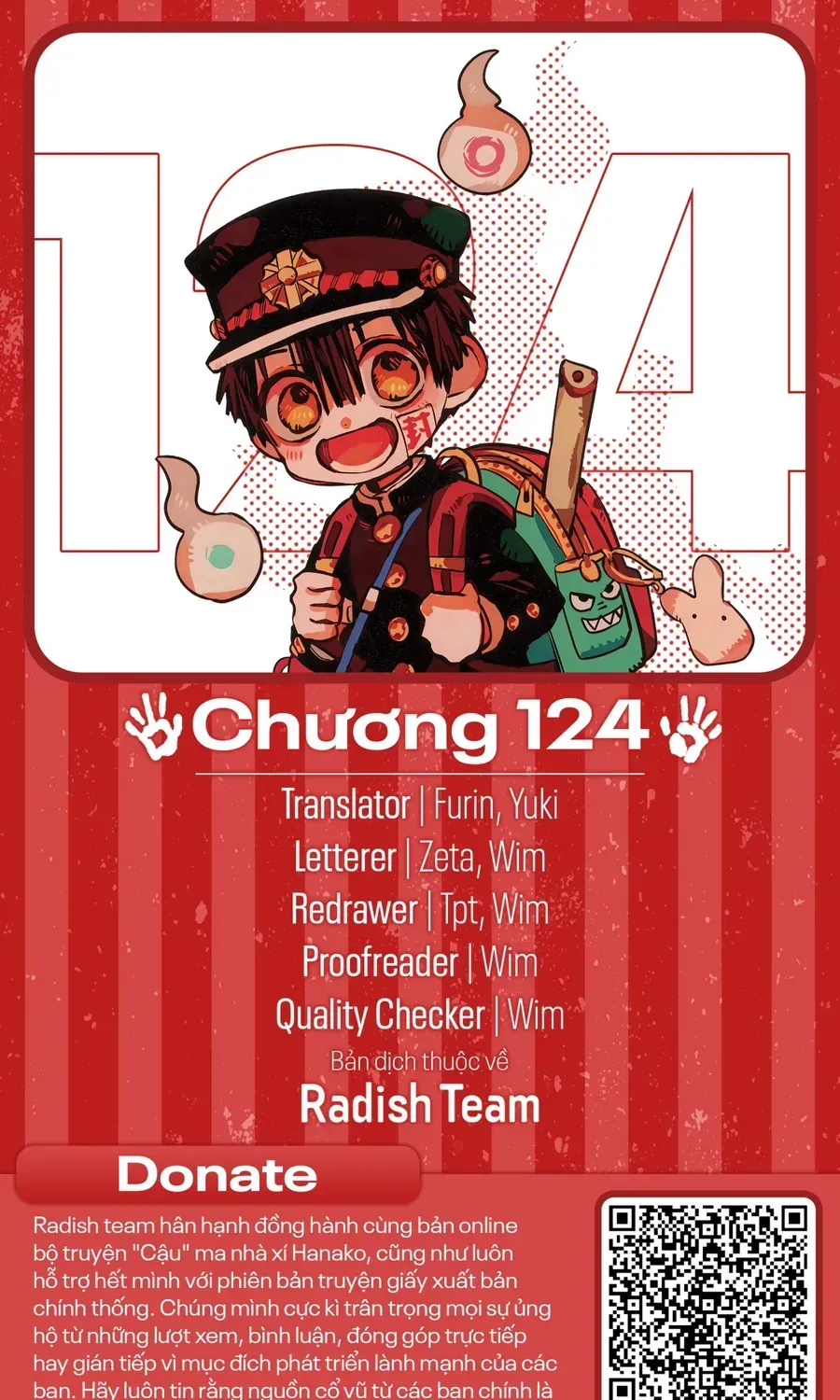 Hanako-Kun Nhà Xí Chap 124 - Next Chap 125