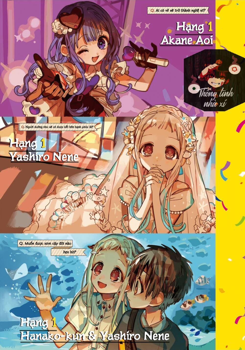 Hanako-Kun Nhà Xí Chap 79 - Next Chap 80