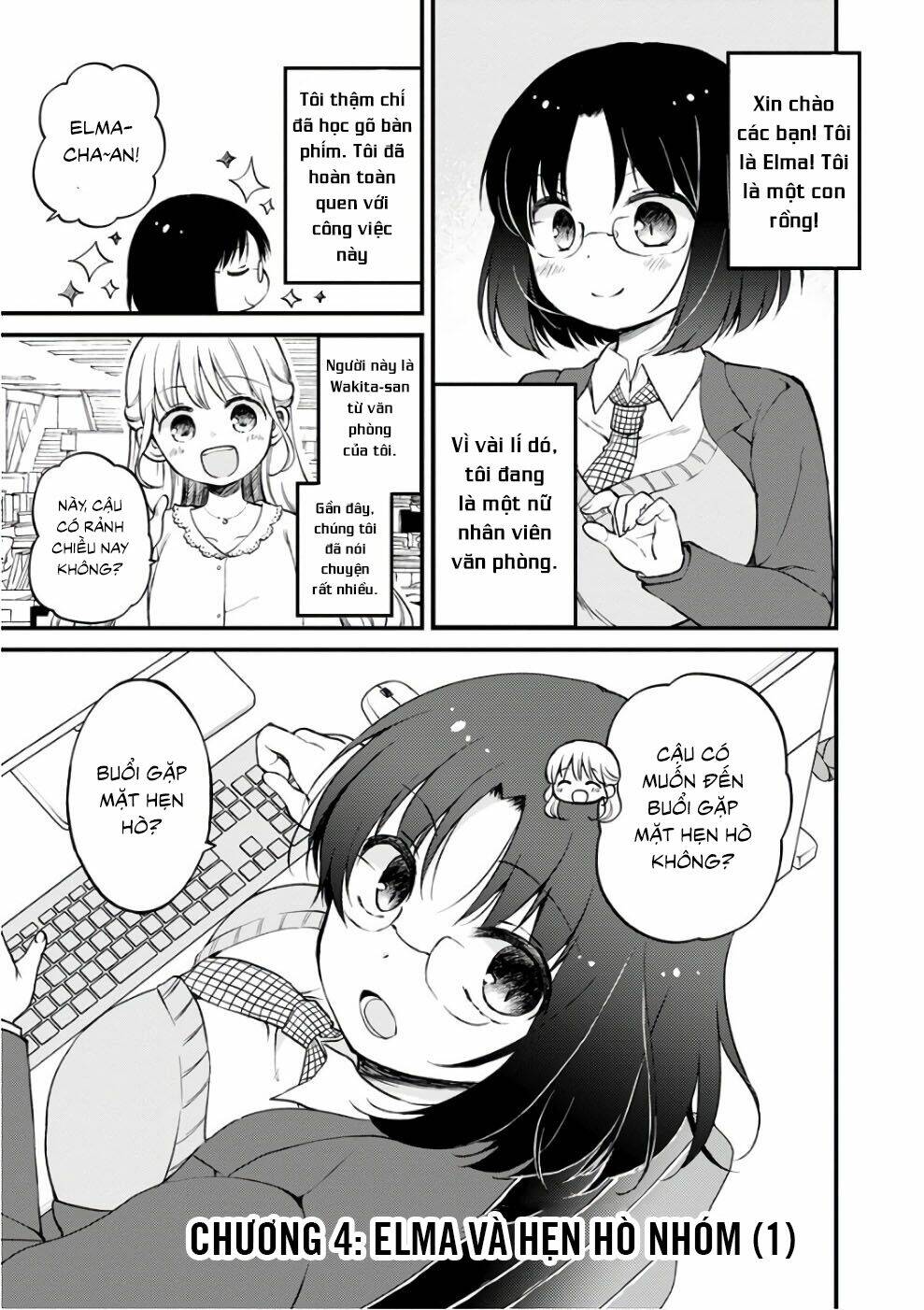 Hầu Gái Rồng Nhà Kobayashi: Nhật Ký Công Sở Của Elma Chap 4 - Next Chap 5