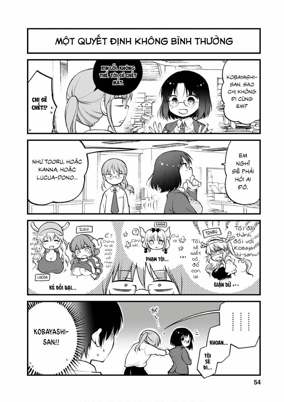 Hầu Gái Rồng Nhà Kobayashi: Nhật Ký Công Sở Của Elma Chap 4 - Next Chap 5