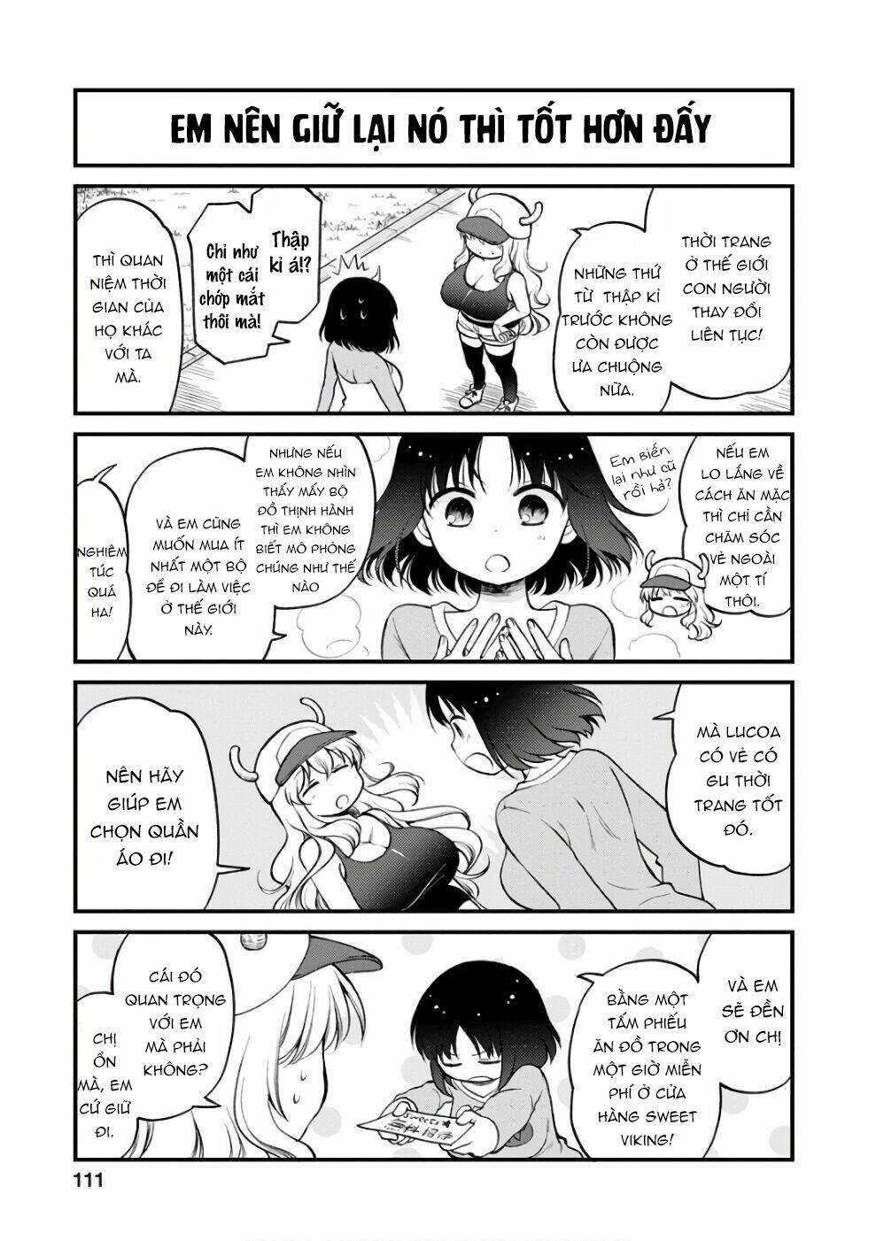 Hầu Gái Rồng Nhà Kobayashi: Nhật Ký Công Sở Của Elma Chap 8 - Next Chap 9