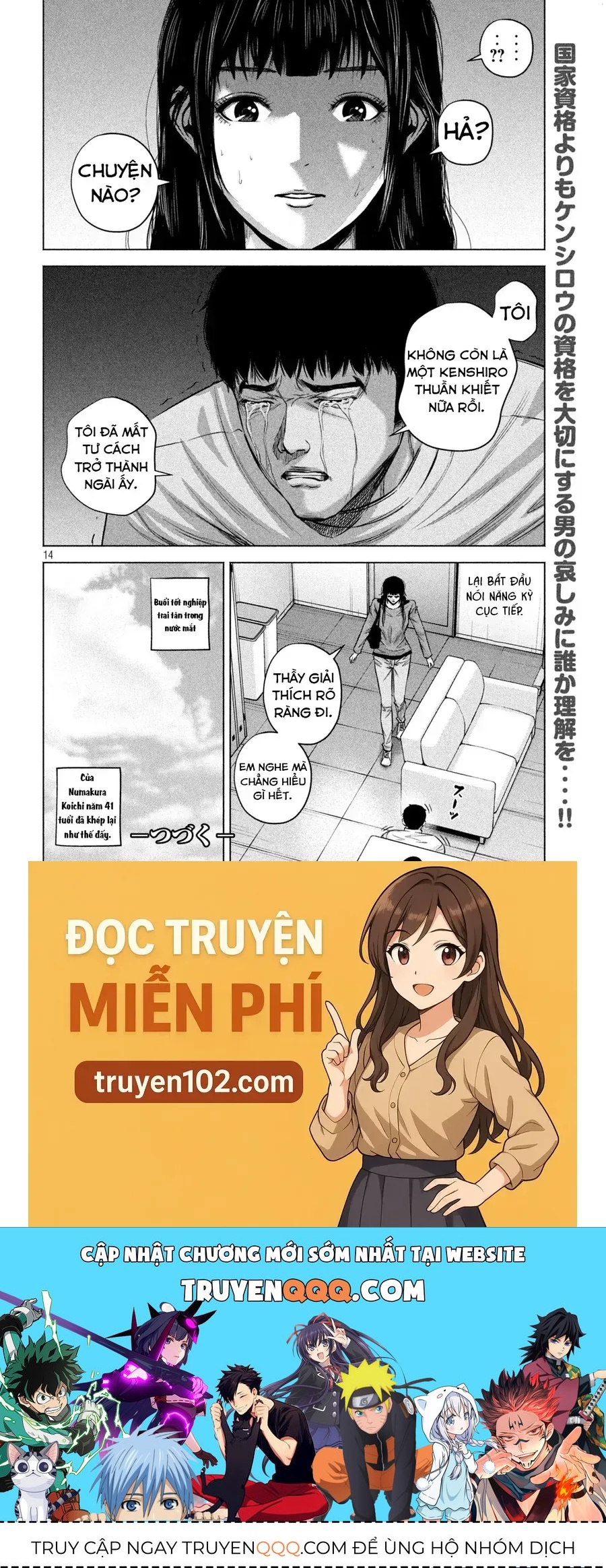 Hãy Gửi Lời Chào Của Tôi Tới Kenshiro Chap 61 - Next Chap 62