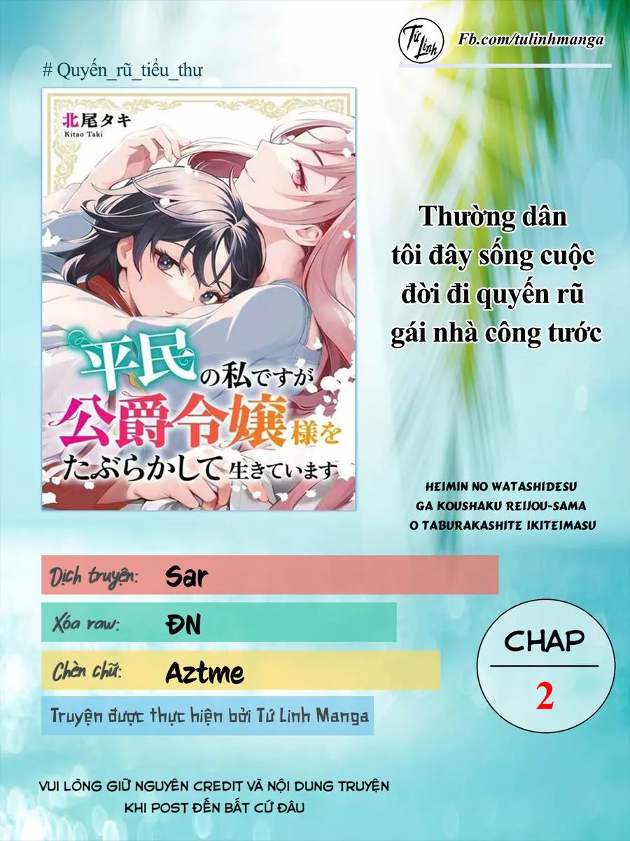 Heimin No Watashi Desu Ga Koushaku Reijou-Sama O Taburakashite Ikiteimasu Chap 2 - Next Chap 3