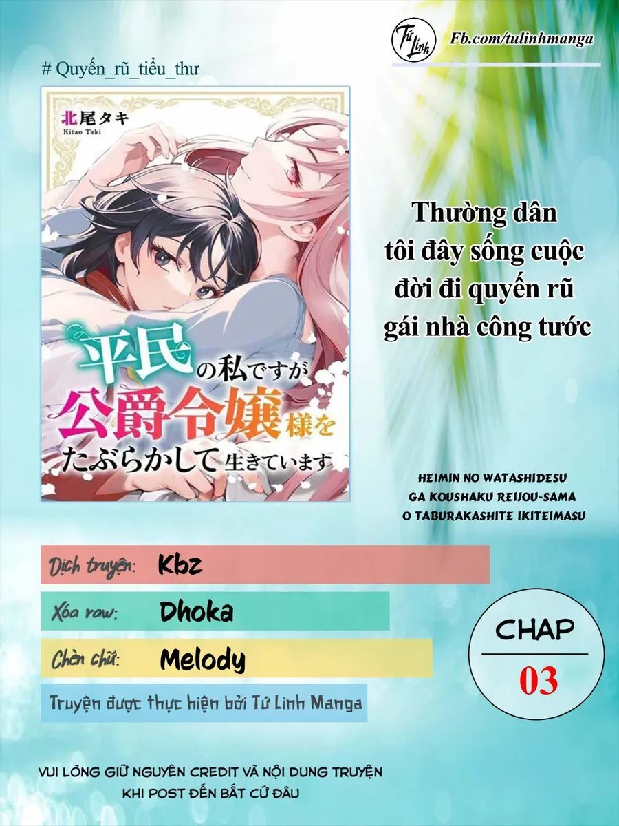 Heimin No Watashi Desu Ga Koushaku Reijou-Sama O Taburakashite Ikiteimasu Chap 3 - Next Chap 4
