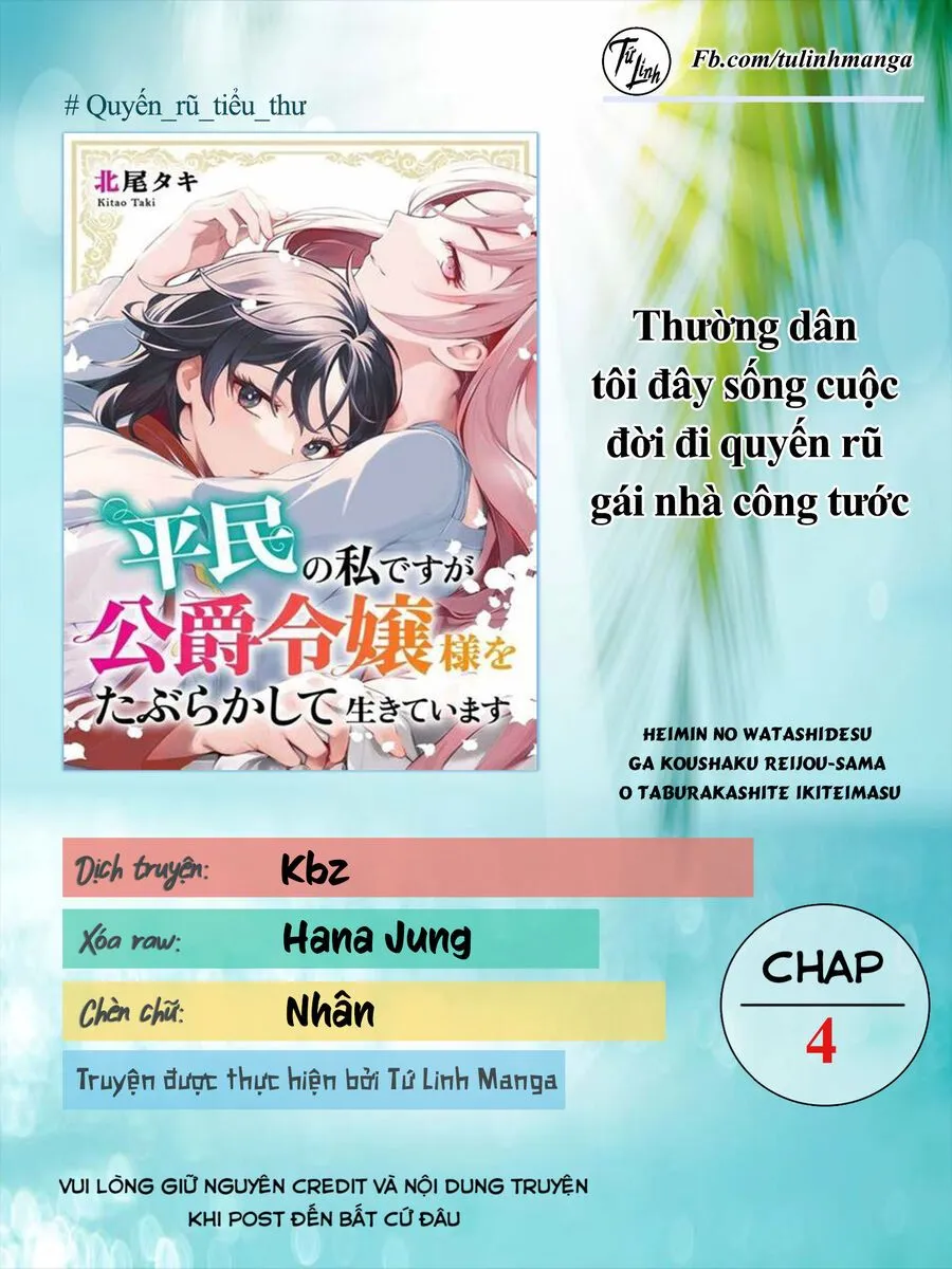 Heimin No Watashi Desu Ga Koushaku Reijou-Sama O Taburakashite Ikiteimasu Chap 4 - Next Chap 5
