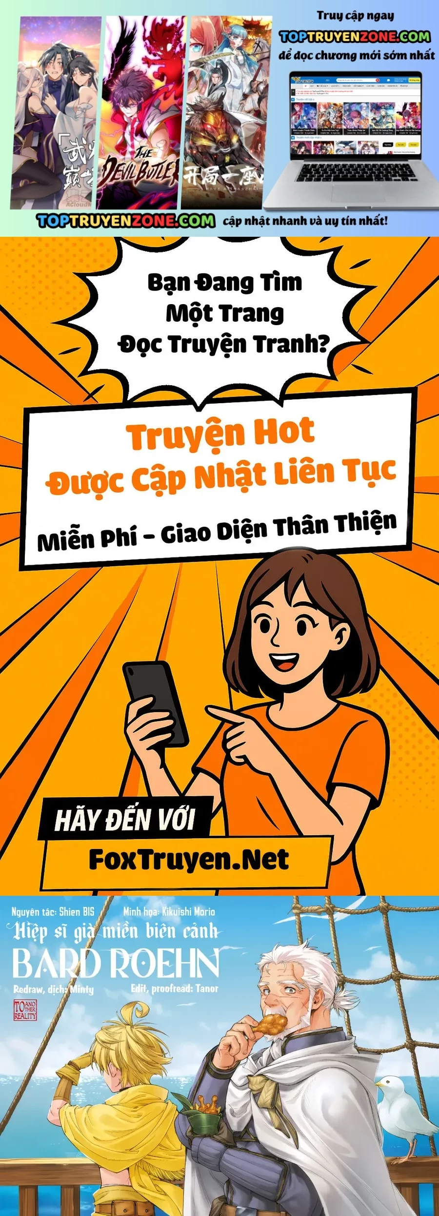 Hiệp Sĩ Già Miền Biên Cảnh - Bard Roehn Chap 20 - Next Chap 21