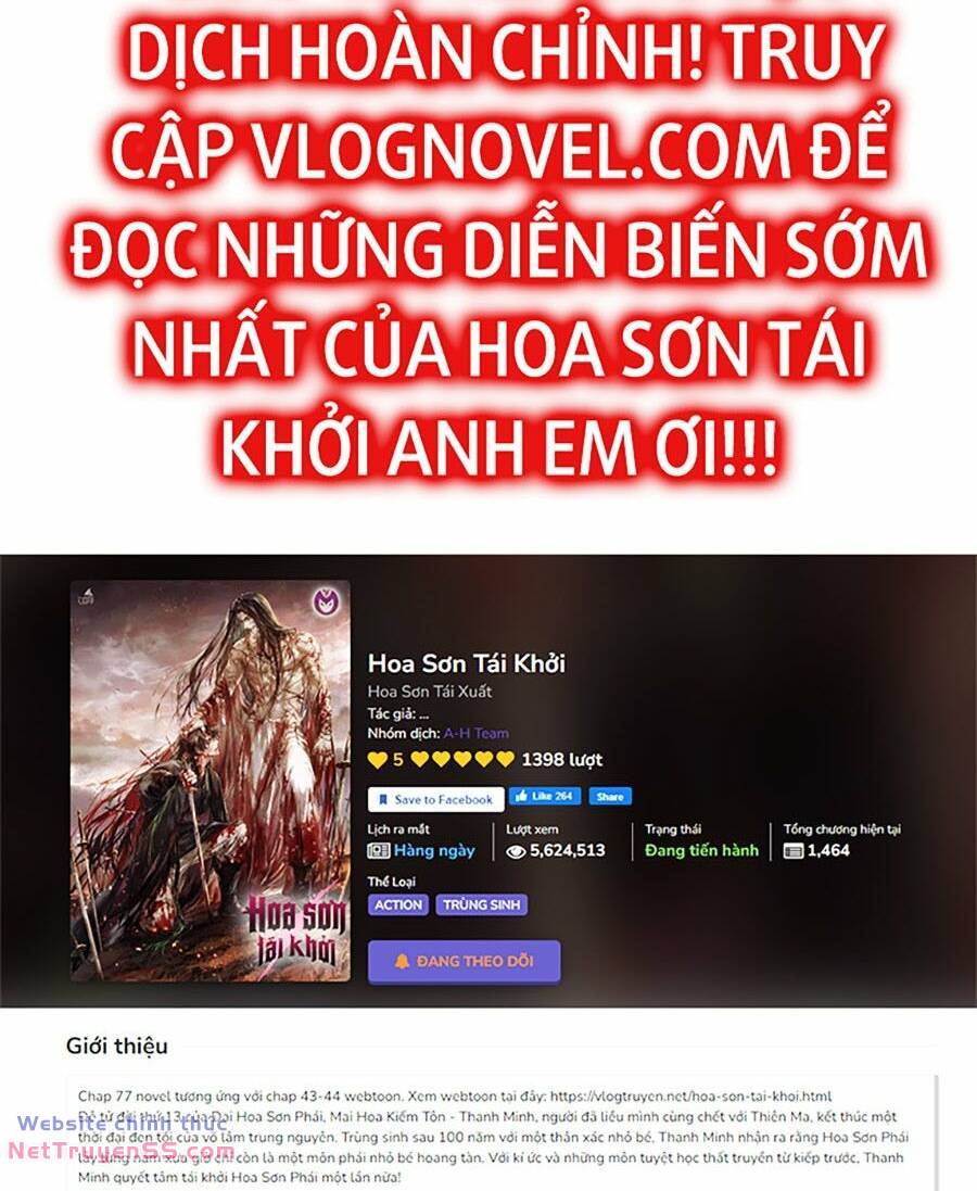 Hoa Sơn Tái Khởi Chap 107 - Next Chap 108