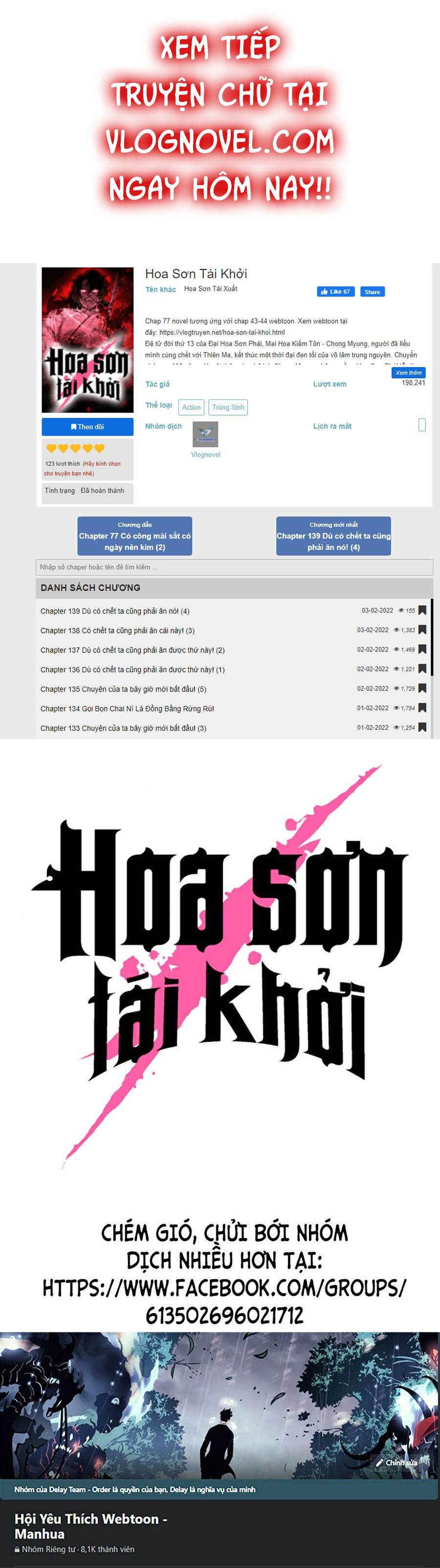 Hoa Sơn Tái Khởi Chap 50 - Next Chap 51