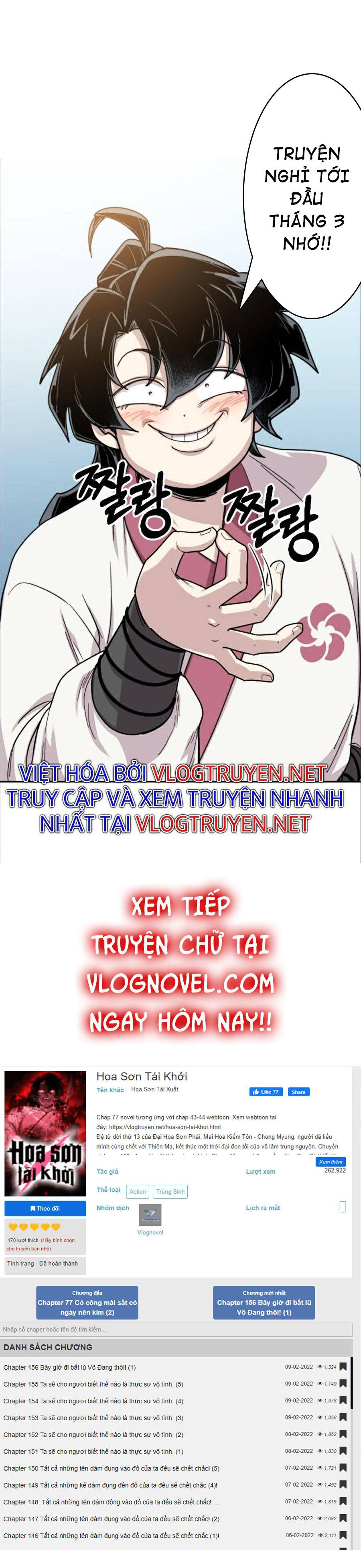 Hoa Sơn Tái Khởi Chap 52 - Next Chap 53