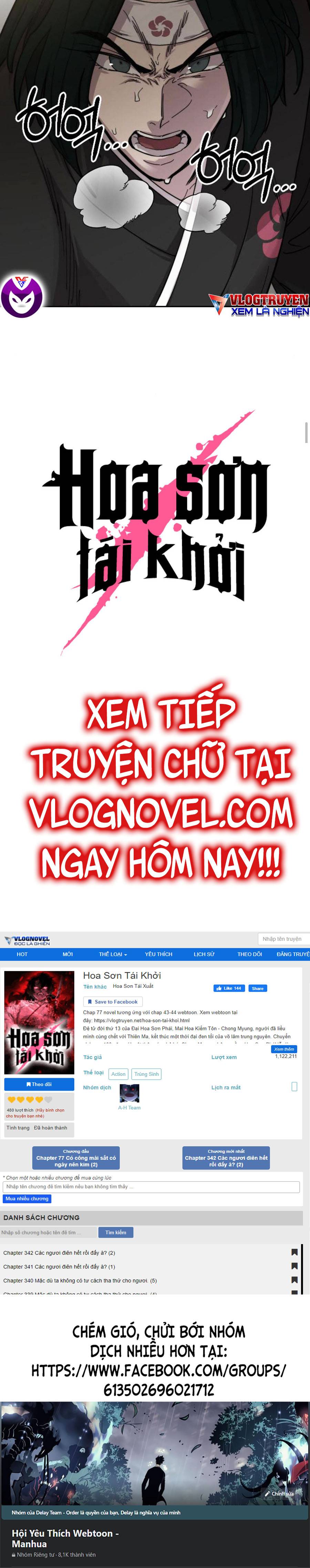 Hoa Sơn Tái Khởi Chap 58 - Next Chap 59