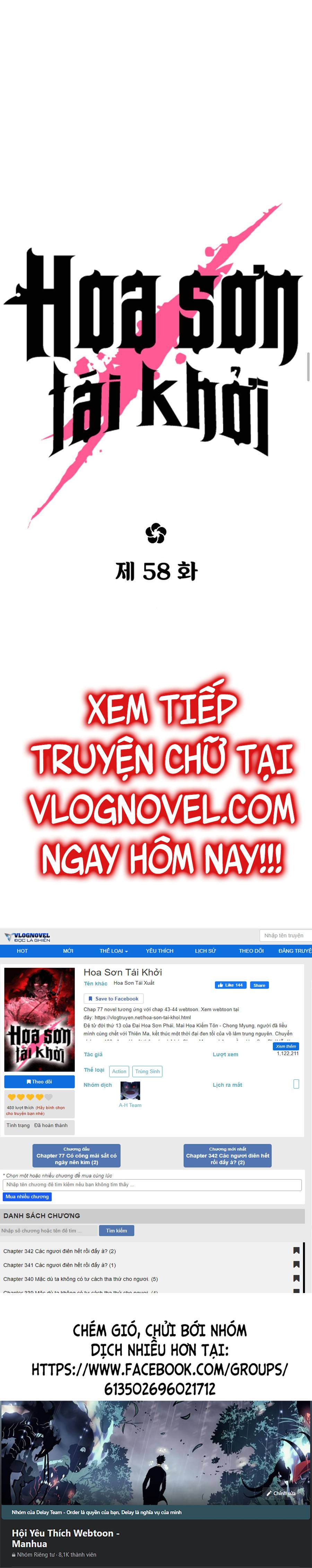 Hoa Sơn Tái Khởi Chap 58 - Next Chap 59