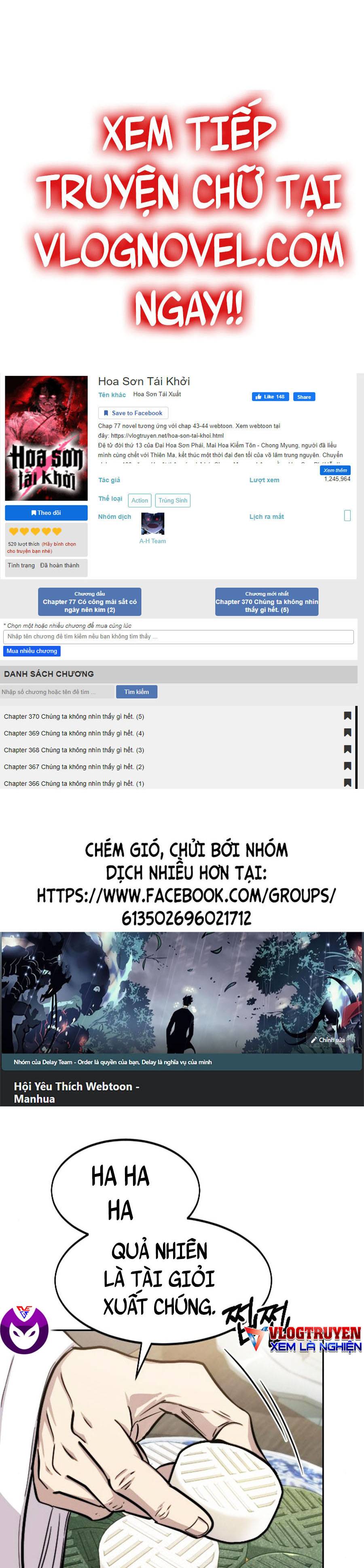 Hoa Sơn Tái Khởi Chap 60 - Next Chap 61