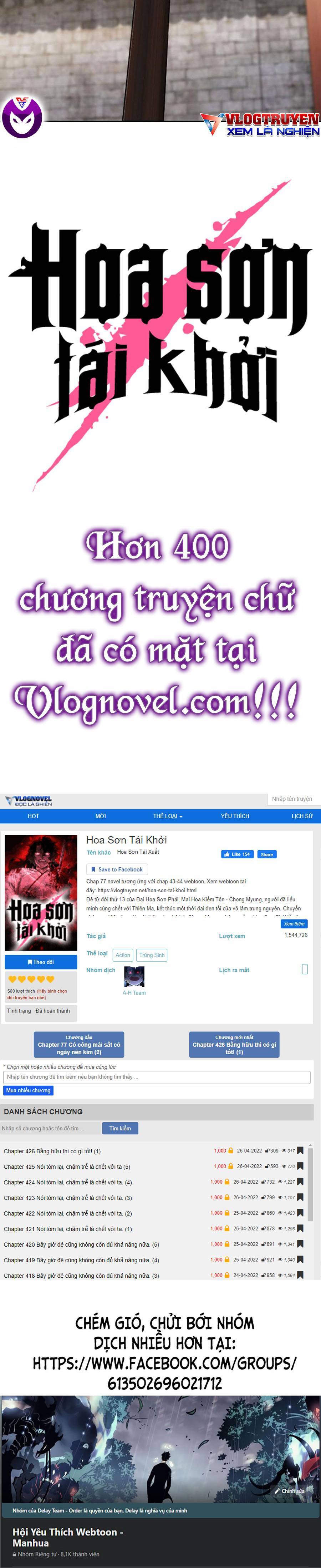 Hoa Sơn Tái Khởi Chap 61 - Next Chap 62