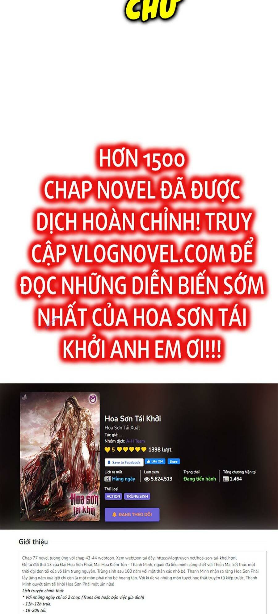 Hoa Sơn Tái Xuất Chap 106 - Next Chap 107