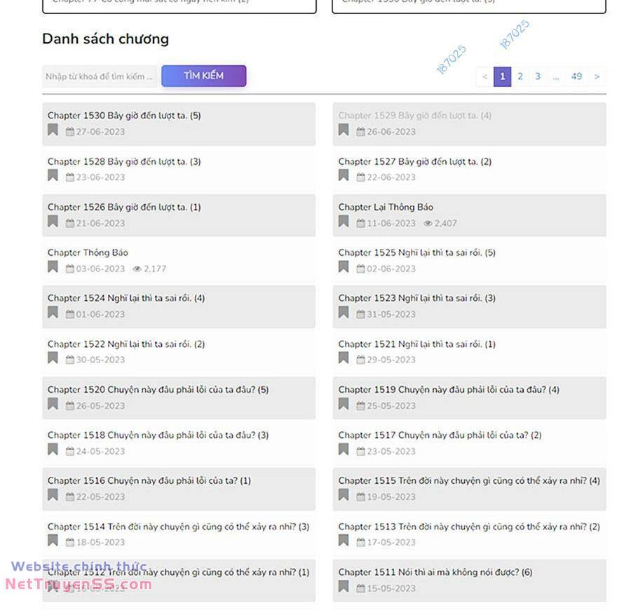 Hoa Sơn Tái Xuất Chap 109 - Next Chap 110