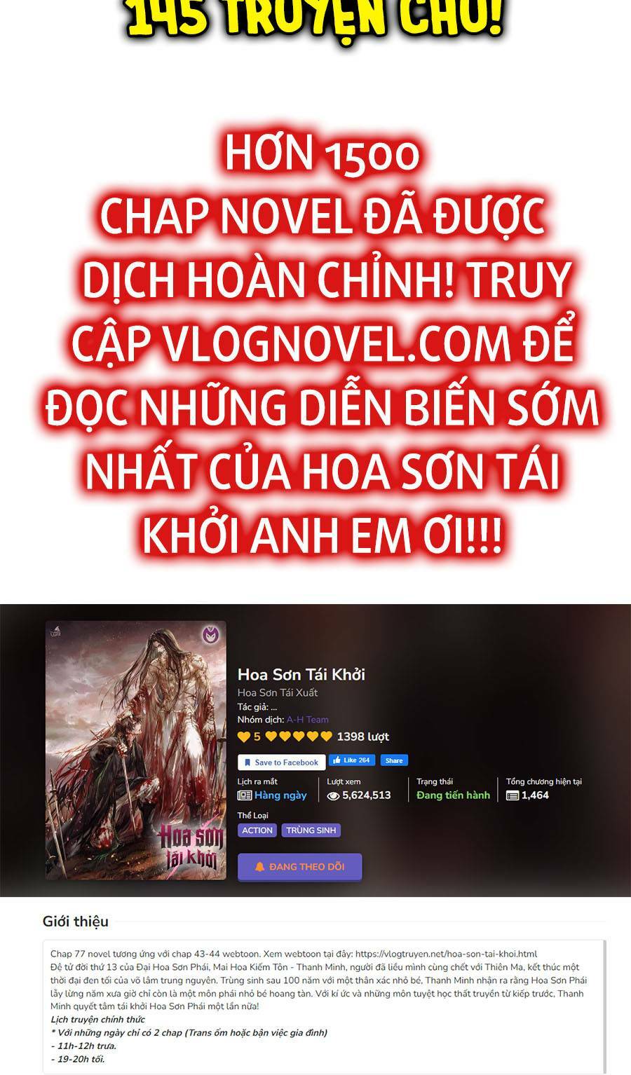 Hoa Sơn Tái Xuất Chap 86 - Next Chap 87