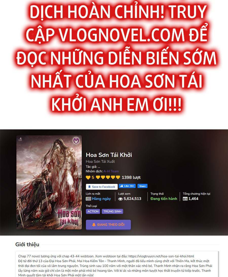 Hoa Sơn Tái Xuất Chap 91 - Next Chap 92