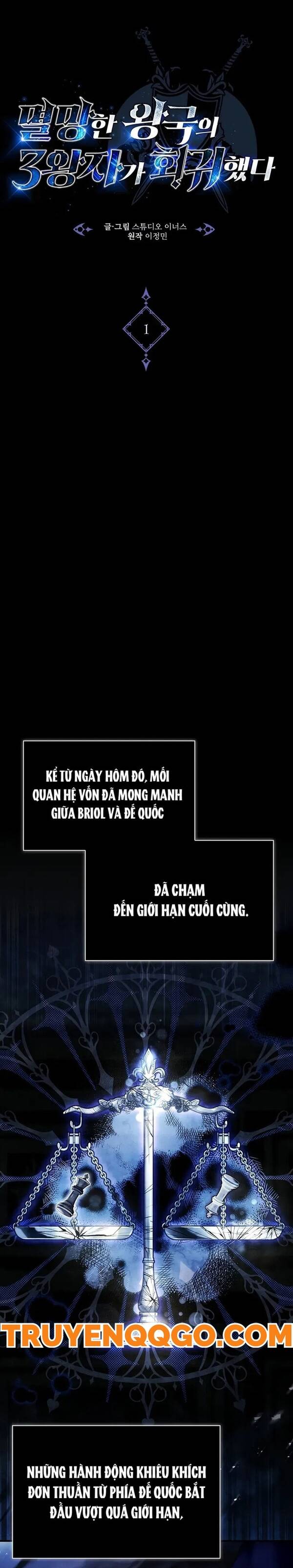 Hoàng Tử Đệ Tam Trở Lại Chap 1 - Next Chap 2