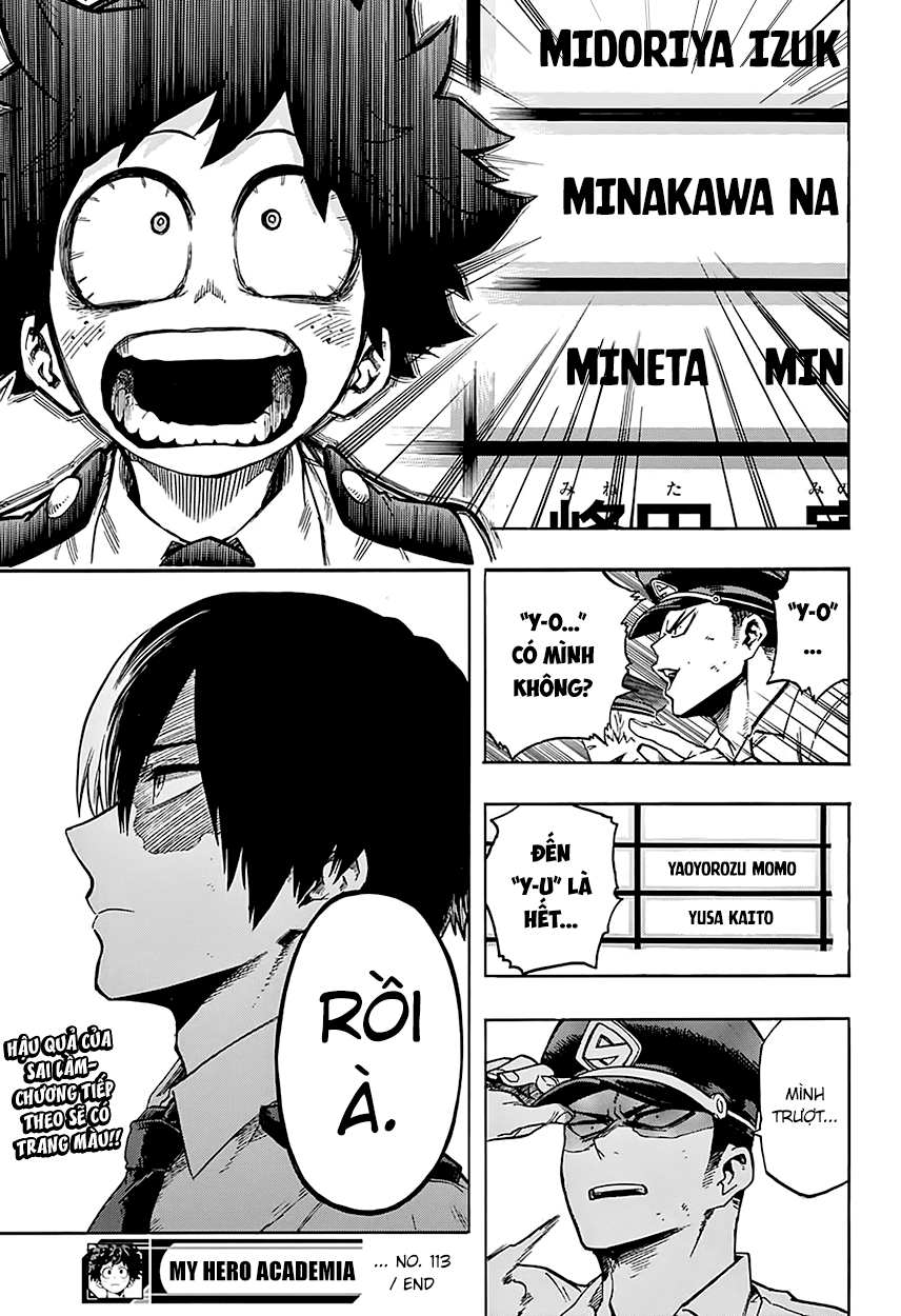 Học Viện Anh Hùng Chap 113 - Next Chap 114