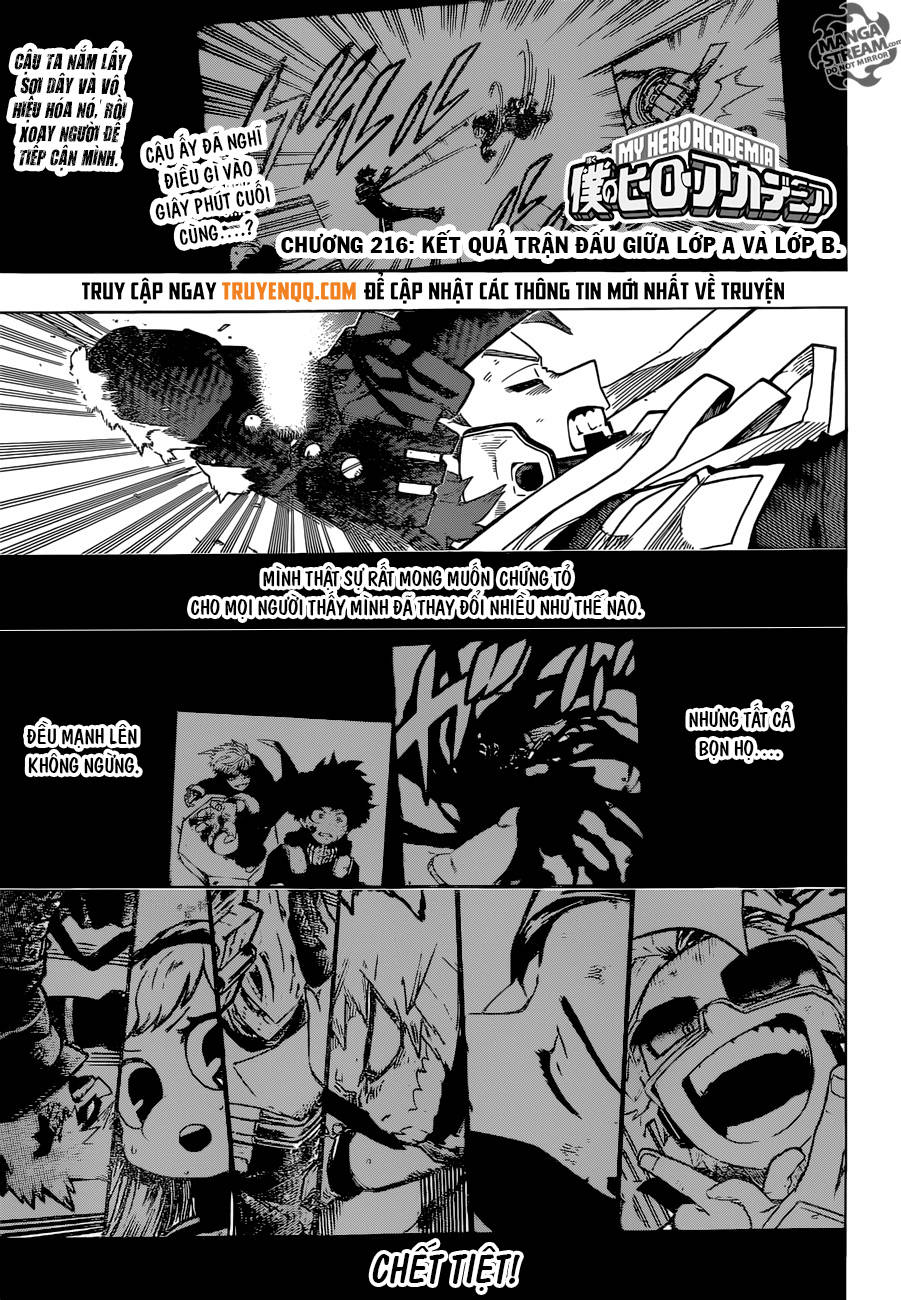 Học Viện Anh Hùng Chap 216 - Next Chap 217