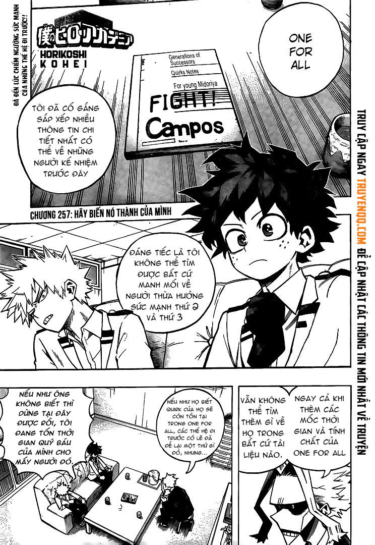 Học Viện Anh Hùng Chap 257 - Next Chap 258