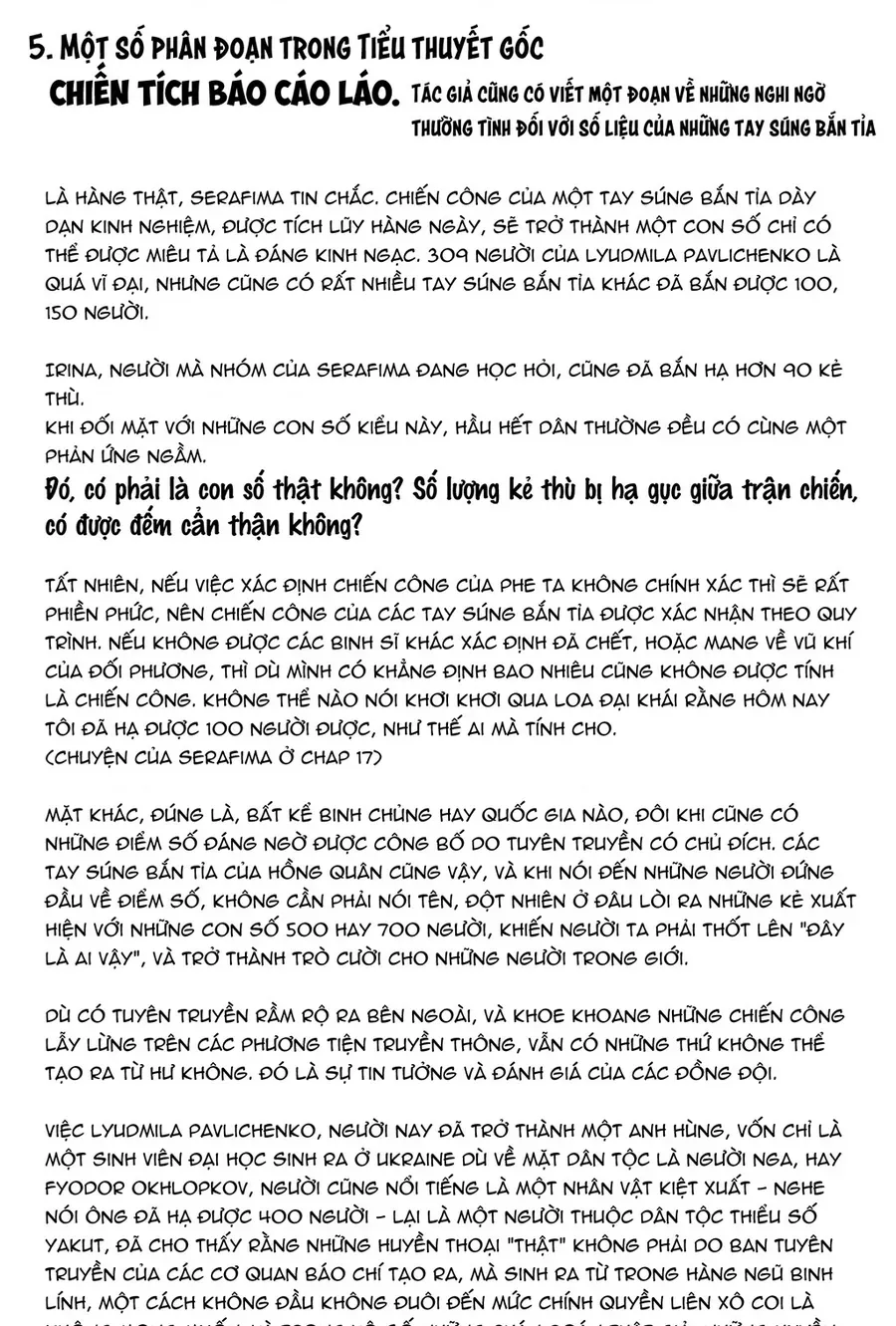 Hỡi Các Chị Em, Nhắm Thẳng Quân Thù Mà Bắn. Chap 18 - Next Chap 19