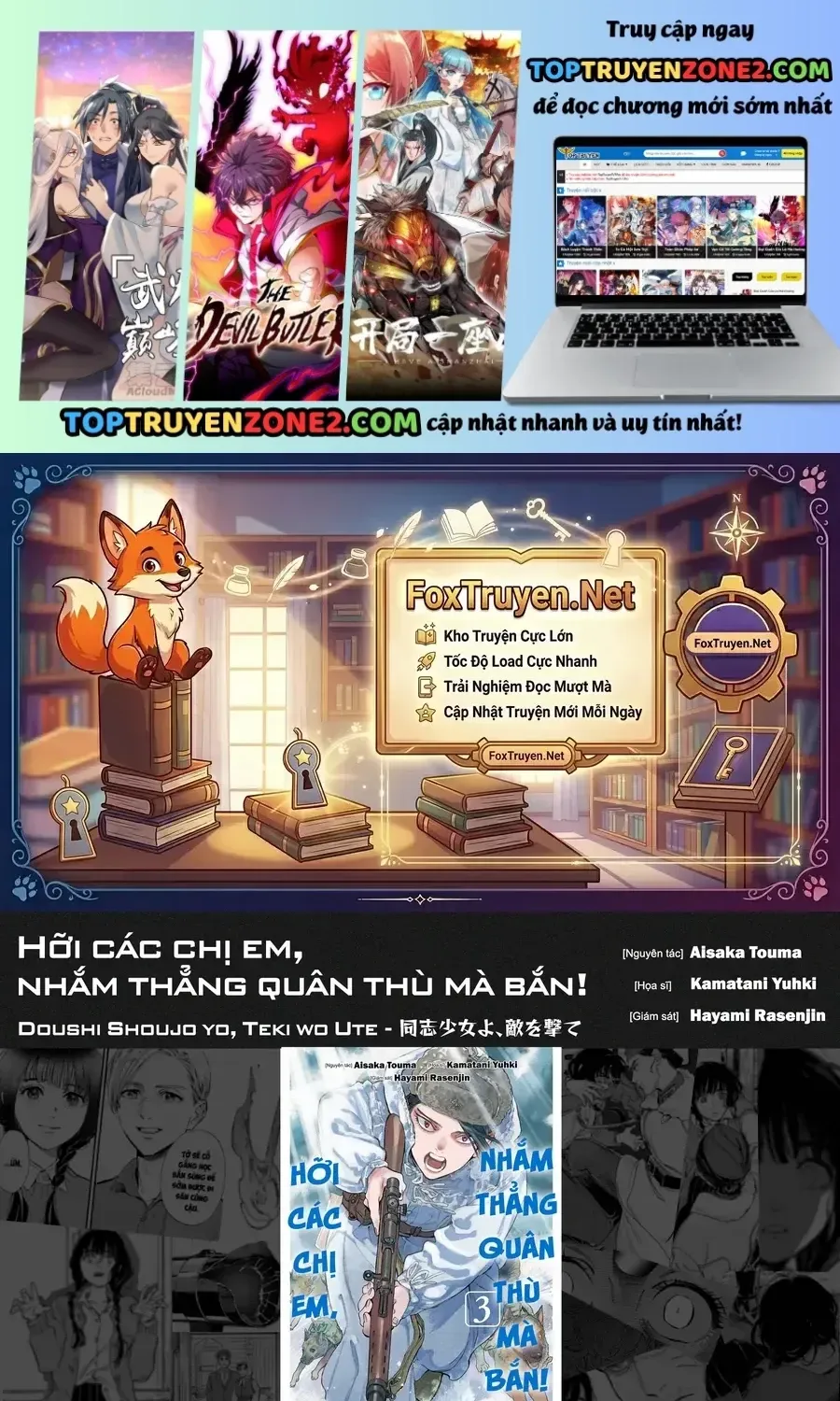 Hỡi Các Chị Em, Nhắm Thẳng Quân Thù Mà Bắn. Chap 19 - Next Chap 20