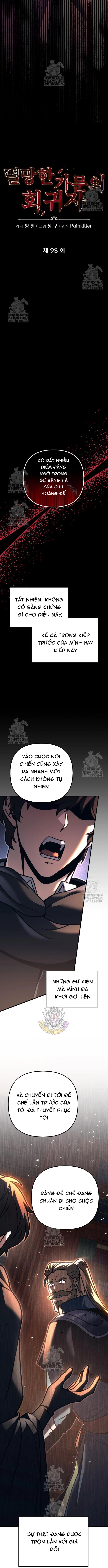 Hồi Quy Giả Của Gia Tộc Suy Vong Chap 98 - Next Chap 99