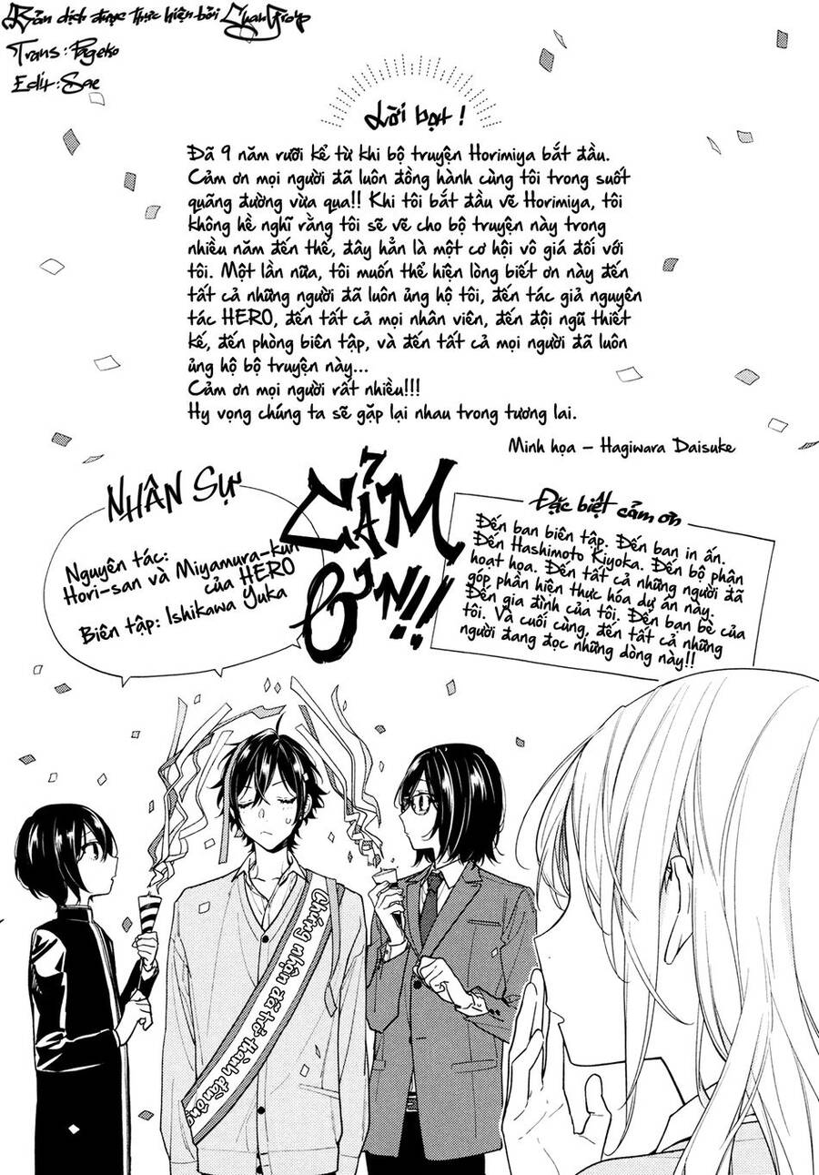 Horimiya Chap 122.5 - Next Chap 123.5