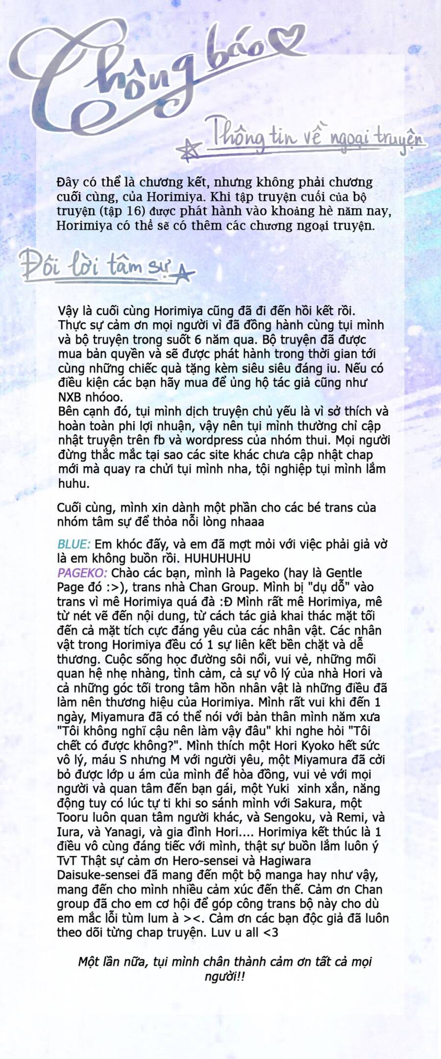 Horimiya Chap 122 - Next Chap 123