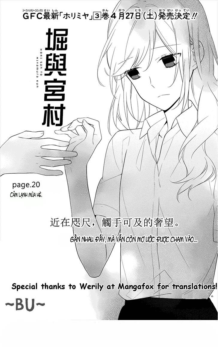 Horimiya Chap 20 - Next Chap 21