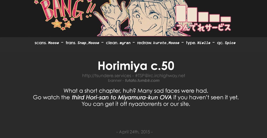 Horimiya Chap 50 - Next Chap 51