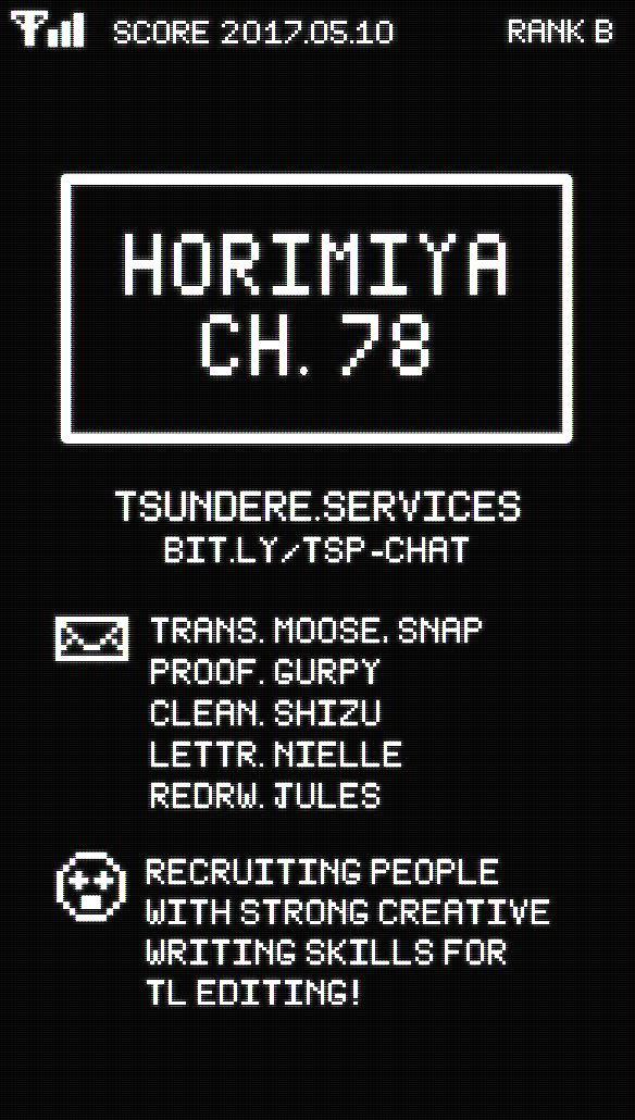 Horimiya Chap 78 - Next Chap 79