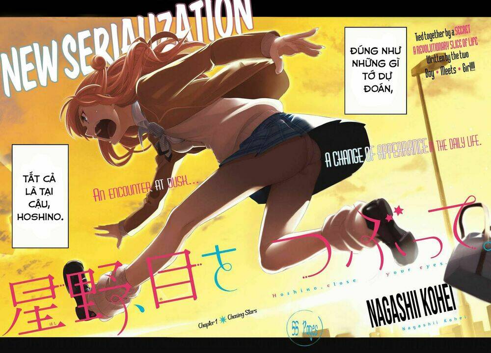 Hoshino, Me O Tsubette Chap 1 - Next Chap 2