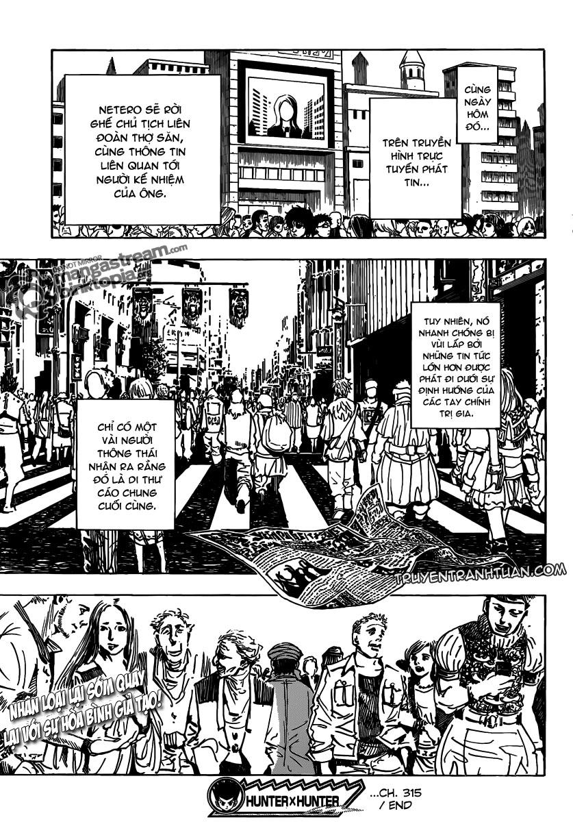 Hunter X Hunter Chap 315 - Next Chap 316