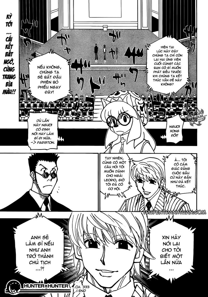 Hunter X Hunter Chap 333 - Next Chap 334