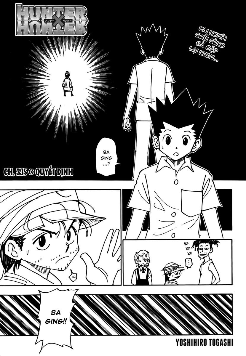 Hunter X Hunter Chap 335 - Next Chap 336