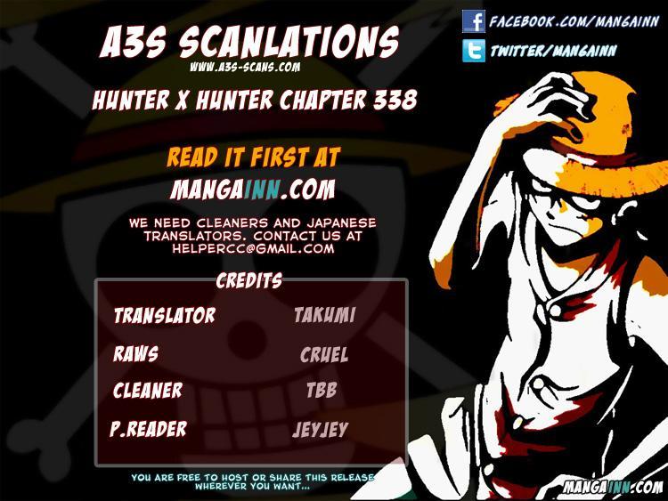Hunter X Hunter Chap 338 - Next Chap 339
