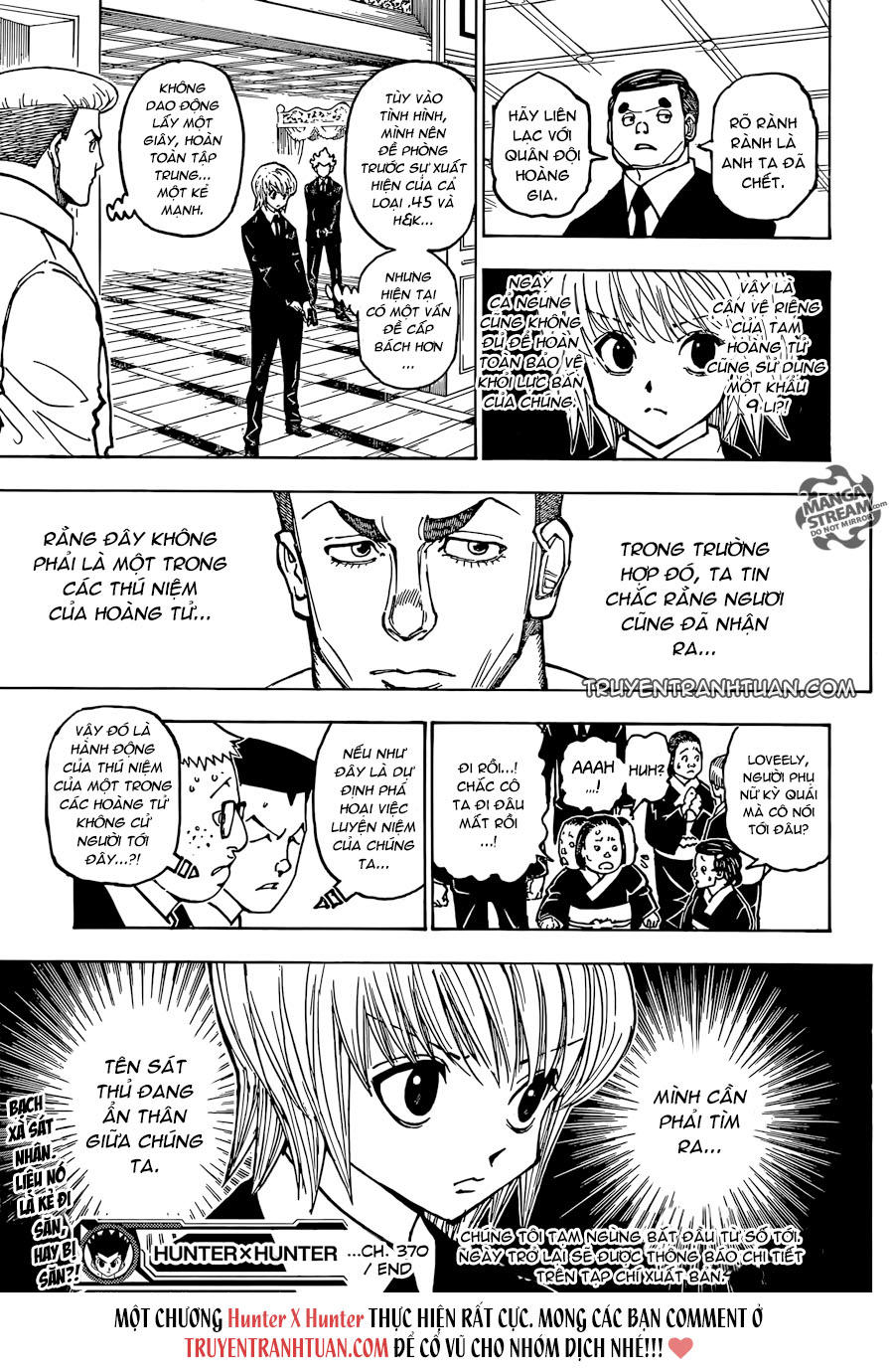 Hunter X Hunter Chap 370 - Next Chap 371