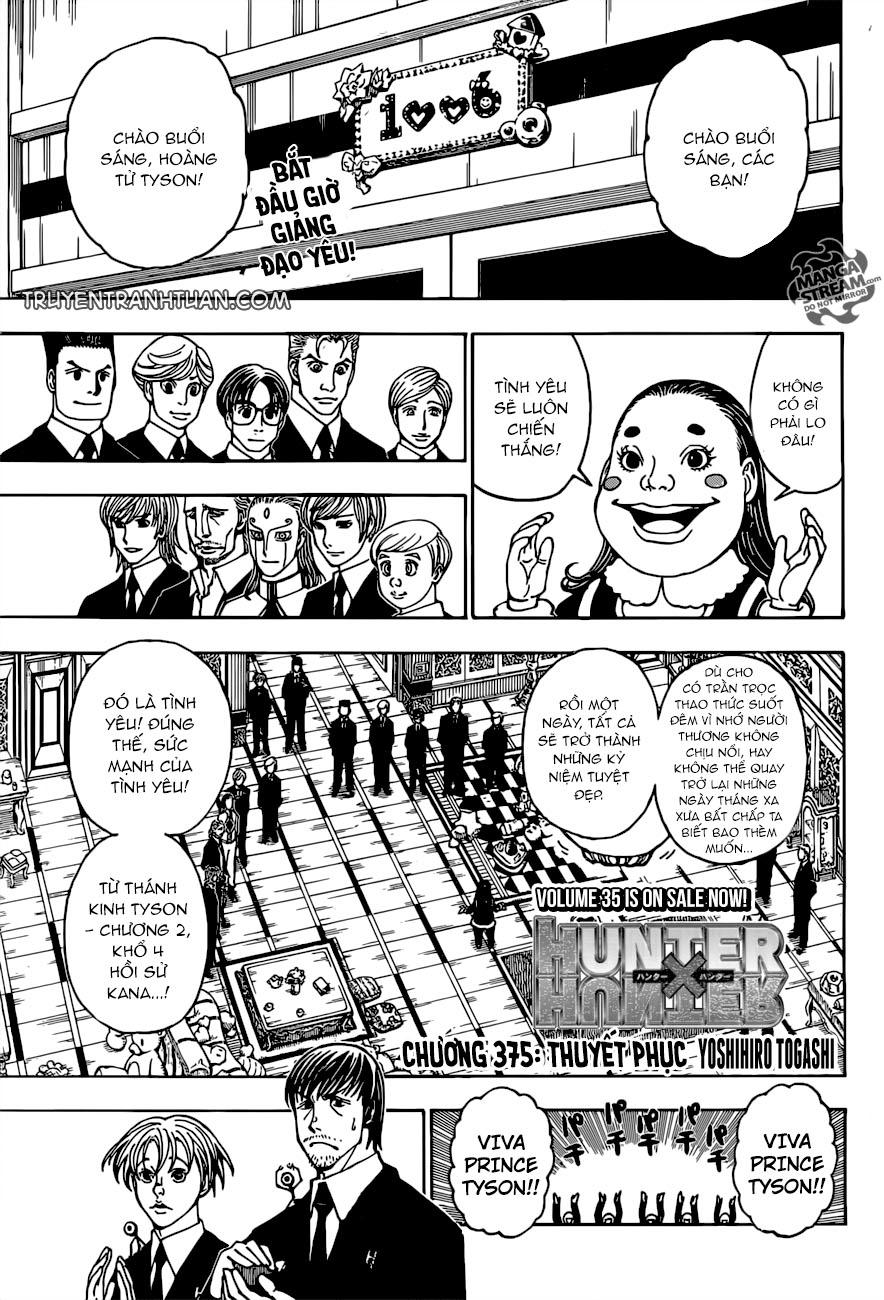 Hunter X Hunter Chap 375 - Next Chap 376