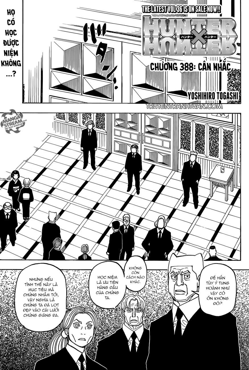 Hunter X Hunter Chap 388 - Next Chap 389