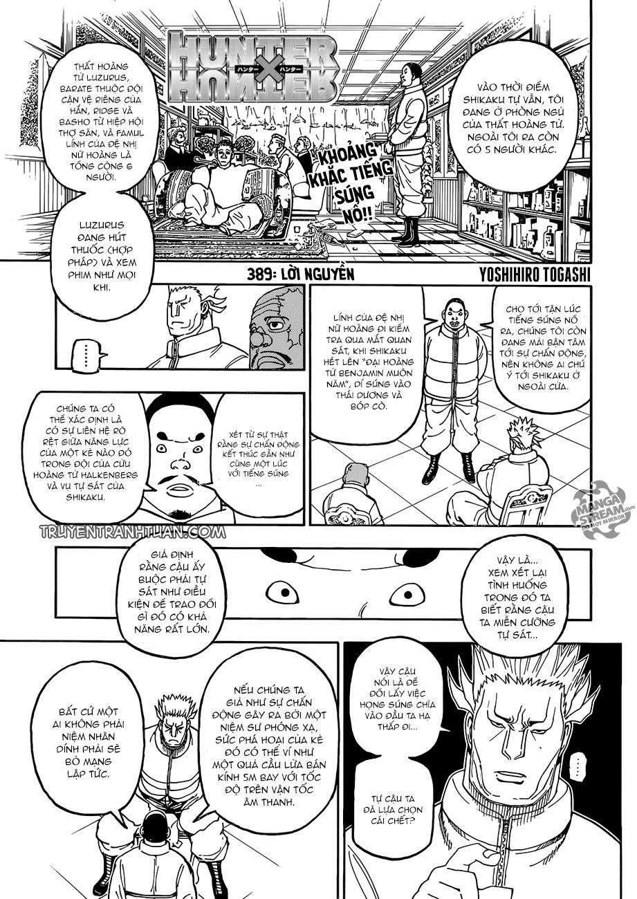 Hunter X Hunter Chap 389 - Next Chap 390
