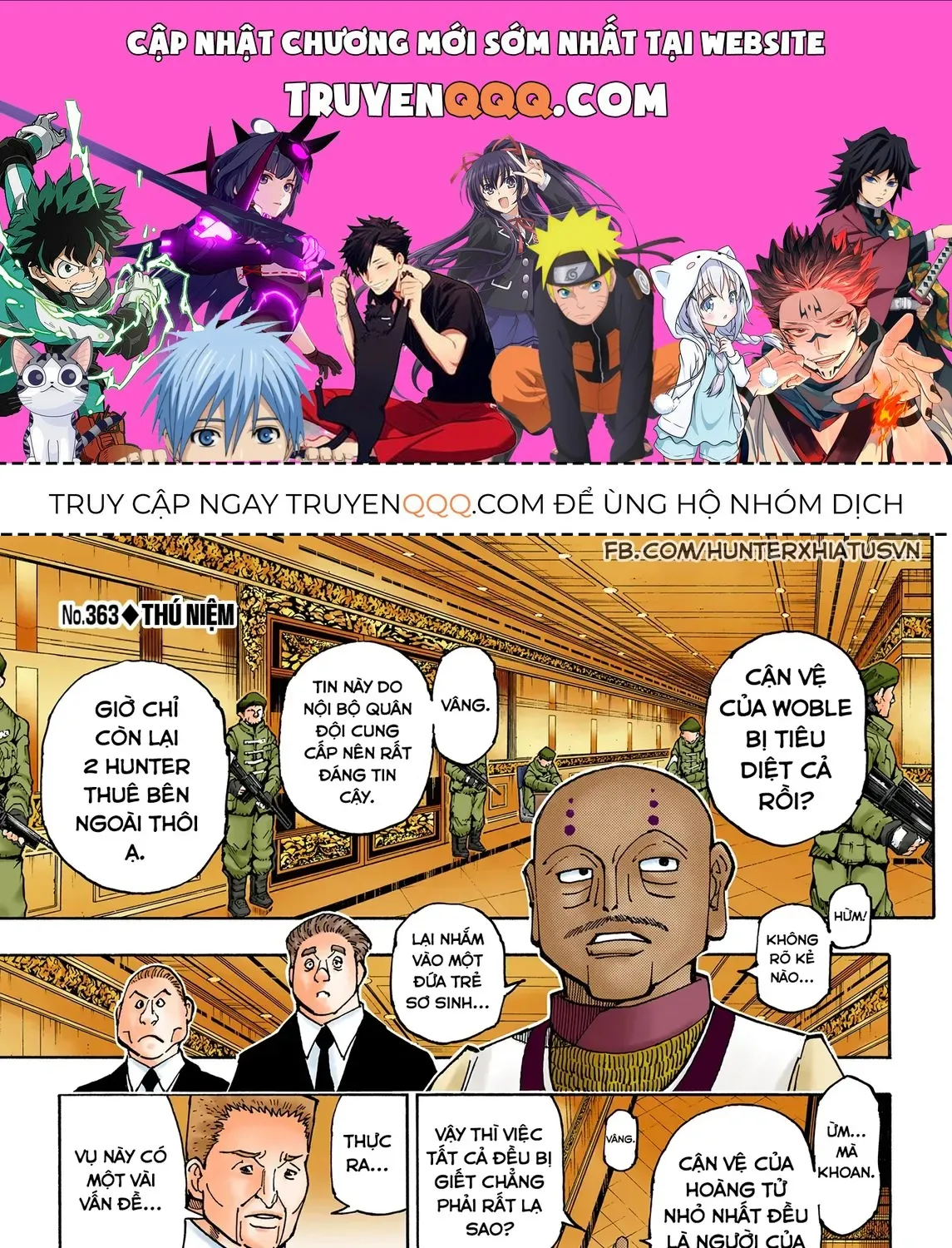 Hunter×Hunter (Digital Colored) Chap 363 - Next Chap 364